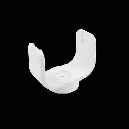 Webcam Holder, Durable, Tight Grip, Stable Mount - Compatible with Logitech StreamCam, Black and White (White) - color: White
