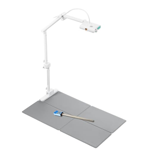 OKIOLABS OKIOCAM T-4K 8MP USB Document Camera for Teachers and Classroom, Online Teaching, Video Calling, Doc Camera for Mac PC Chromebook
