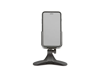 WeatherTech DeskFone - Universal Desktop Cell Phone Holder - color: Black Plastic Knobs