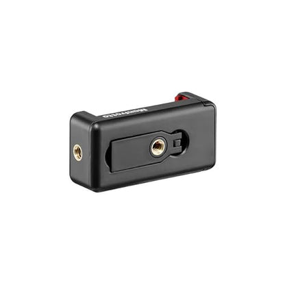 Manfrotto Mini Tripod with Universal Smartphone Clamp, Made in Italy, for iPhone with or Without Case, CSC, Vlogging, Videography, MKPIXICLMII-BK - style: Black Tripod Kit with Universal Smartphone Clamp, Made in Italy