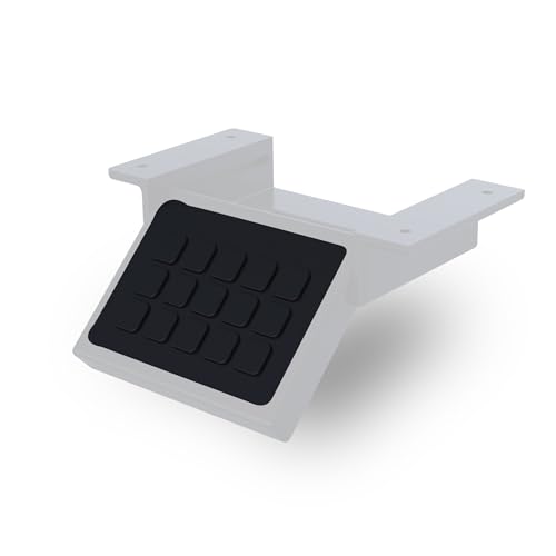 Under Desk Stream Deck Mount for Streaming Setup - Live Streaming & Gaming Equipment for MK1 & MK2 Controller Holder with 4 Screws, Content Creators, Streamers & Gamers' Desk Must-Haves - White - color: White