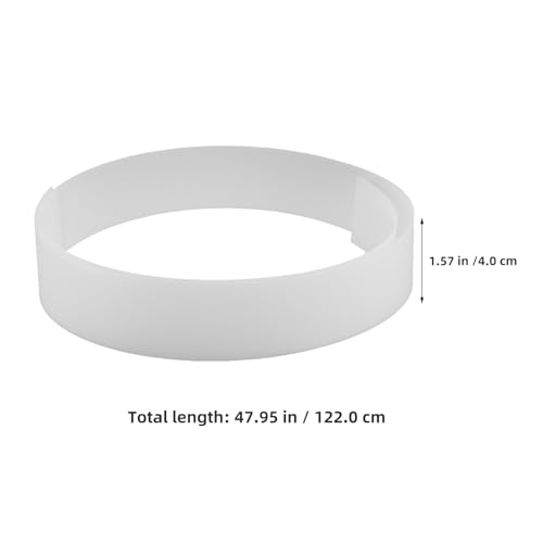 Uonlytech Led Light Diffuser Sheet 48.03X1.57In Soft Light Diffusing Panel for Led Strip Lights Flexible Acrylic Wardrobe Diffuser Cover for Cabinets Ceiling Fixtures and Backlit Lighting