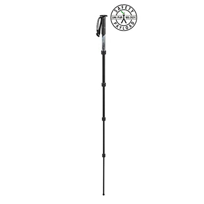 Manfrotto Element MII MMELMIIA5BK, Lightweight 5-Section Aluminium Travel Camera Monopod, with Wrist Strap, Rubber Grip, Twist Locks, Load up 15kg, for Compact Cameras, Mirrorless, DSLR, Black - style: 5 Sections Alu Monop