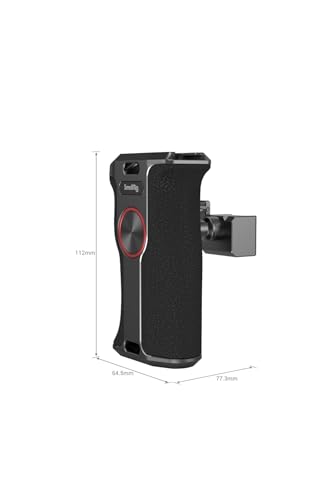 SmallRig Push-Button Rotating NATO Handle, Quick Release Handgrip for DLSR Camera Cage Kit, w/Built-in NATO Rail, Left Side - 3260