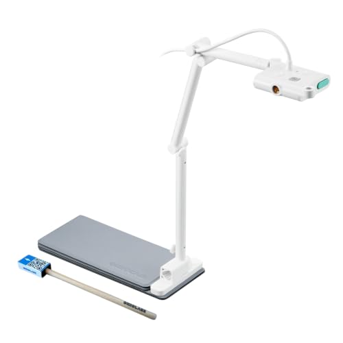 OKIOCAM S-4K 8MP USB Document Camera for Teachers, Ultra HD Portable Setup with AI Smart Pointer (OKIOPoint), Ideal for Distance Learning & Live Demos, Compatible w PC, Mac, Chromebook