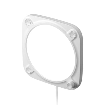 Elgato Key Light Neo, No Mount, Professional Studio Light | Adjusts for all skin tones, Up to 1000 lumens with USB power, Edge-lit, glare-free design, Fits stands and clamps - color: White, style: No Monitor Mount