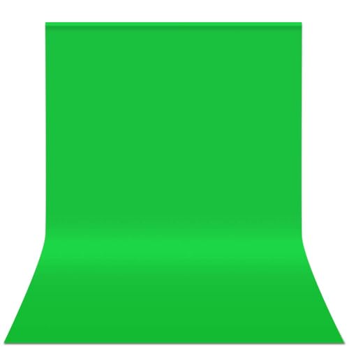 Green Screen Backdrop 10 x 20 ft, Photography Greenscreen Background for Streaming, 3 x 6M Photo Studio 100% Pure Polyester Collapsible Green Backdrop Background for Video Recording - color: Green, size: 10x20 ft