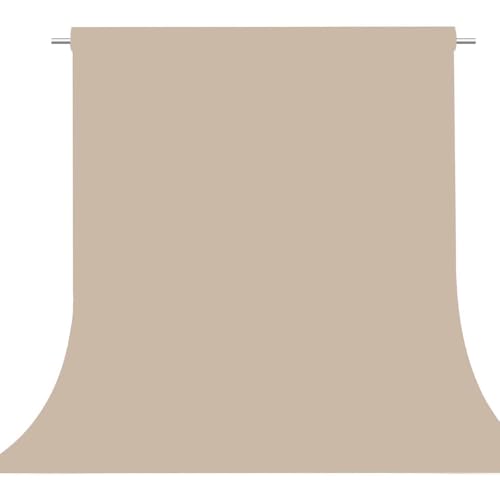 Beige Photography Backdrop for Photoshoot, Fabric 10x20ft | Versatile Studio Photo Backgrounds, Non Reflective, Easy to Use, for Portraits, Product, Party, Video Creation - color: Beige, size: 10x20 FT
