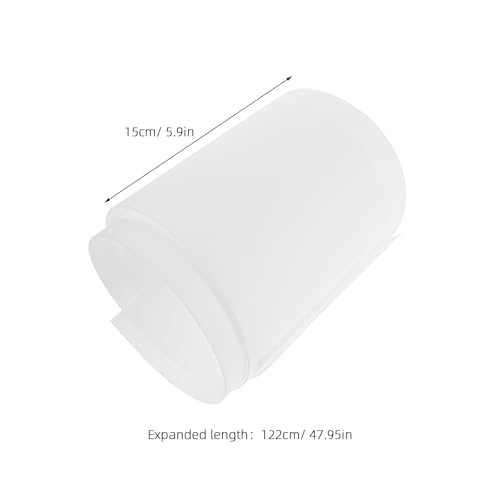 Soft Light Led Diffuser Sheet For Strip Lights, Flexible Plastic Lamp Lens Panel For Signage, Ceiling Fixture Shade, Lightbox, Spotlights 122x15cm/48'' x5.9'' - size: 122.00X15.00X0.10CM