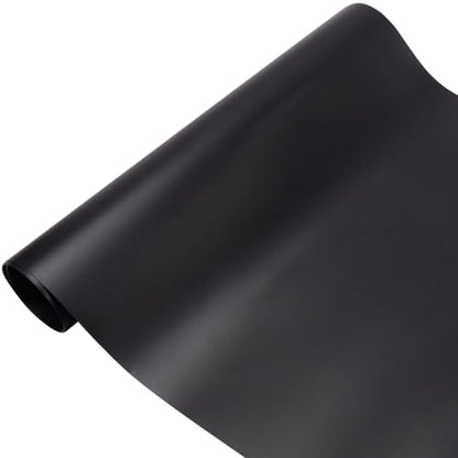 GORGECRAFT Black PVC Backdrop 120x40cm/47.24x15.75inch Food Photography Background Matte Waterproof Vinyl for Product Video Photo Studio Shooting Flat Lay Cosmetics Jewelry - color: Black