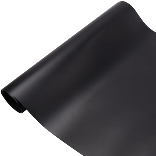 GORGECRAFT Black PVC Backdrop 120x40cm/47.24x15.75inch Food Photography Background Matte Waterproof Vinyl for Product Video Photo Studio Shooting Flat Lay Cosmetics Jewelry - color: Black