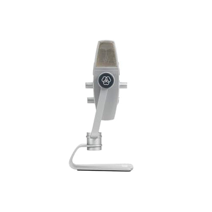 AKG Pro Audio Lyra Ultra-HD USB C Microphone for Recording, Streaming, Gaming, Podcasting, ASMR on PC and Mac, Condenser Mic for Laptop or Computer, Adjustable Stand, Plug and Play – Blue and Silver | Ultra-HD 24-Bit/192 Khz Audio, 4-Capsule Adaptive Caps