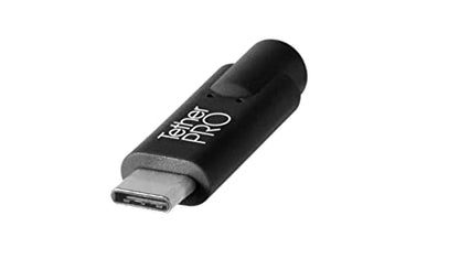 Tether Tools TetherPro USB 3.0 USB-C Cable | for Fast Transfer and Connection Between Camera and Computer | Non-Reflective Black | 15 Feet (4.6 m) - color: Black