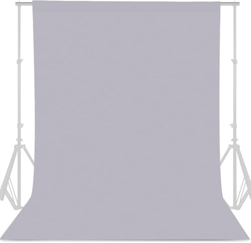 GFCC Gray Photo Backdrop - 10FTx10FT Grey Background for Photography Photo Booth Backdrop for Photoshoot Video Recording Background Screen Parties Curtain - color: Gray, size: 10ftx10ft