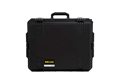 MEIJIA Premium Waterproof Rolling Hard Camera Case,Hard Protective Case with customizable fit foam and wheels,Full Protection with Light&Convenient Design,Elegant Black (24.6"X19.7"X11.7") - size: 24.6"X19.7"X11.7"