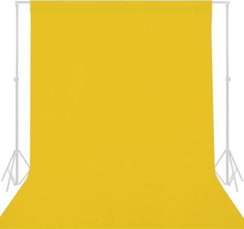 10x10 Ft Yellow Background Backdrop for Photography Seamless Photo Booth Backdrop for Photoshoot Photography Background Screen Video Recording Parties Curtain - color: Yellow, size: 10 x 10 ft
