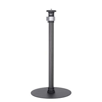 Koolehaoda Carbon Fiber Desktop Monopod Stand, 16"-28" Adjustable with Base | Heavy Duty Table Mount Extension Rod, for DSLR Camera, Webcam, Light, Live Streaming & Vlogging, Stable Base, Lightweight