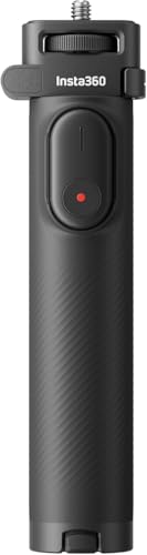 Insta360 Foldable 2-in-1 Selfie Stick Remote Kit (1/4" Mount) for insta360 X5/X4 Air/X4/X3, Invisible Pole and Built-in Tripod, Mini Remote for Remote Camera Control, 1/4" Mount - style: with mini remote