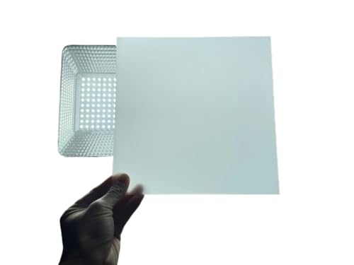 Milky White Double Sided Frosted Acrylic Diffuser Panel for LED Lighting - 1.4MM Thick High Transmittance Cover(300X300MM 1PCS) - size: 300X300MM 1PCS