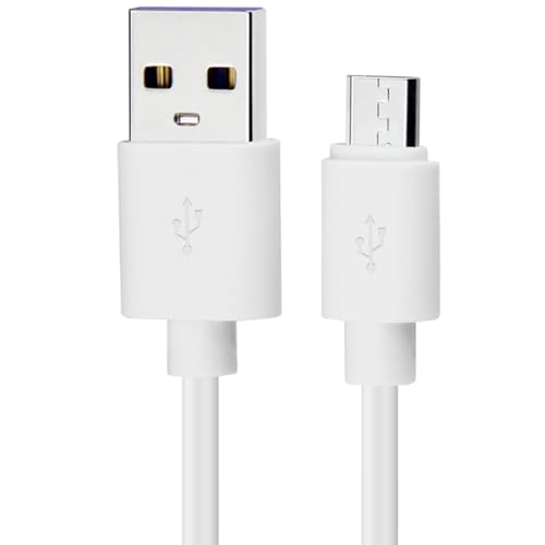 Smays 4-Pack 25ft Security Camera Micro USB Extension Cable Compatible for Wyze Cam, Blink Mini, YI Home Camera, White - color: White, size: 25 Feet