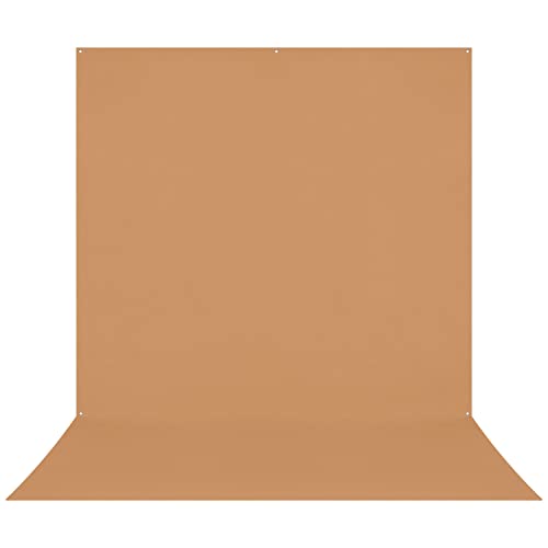 Westcott X-Drop Pro Wrinkle-Resistant 8' x 13' (2.44 x 3.96m) Sweep Backdrop for Full-Body Photos & Group Portraits, Video Interviews & Photo Booths - Portable and Travel Friendly (Brown Sugar) - color: Brown Sugar