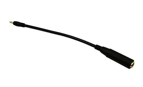 CGTime Golden Plated 3.5mm Mono 1/8 inch Audio Male to 6.35mm 1/4 inch Female Jack Converter Cable Cord Adapter (25CM/10Inch) - color: 25CM/10Inch