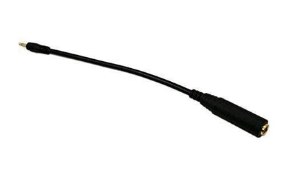 CGTime Golden Plated 3.5mm Mono 1/8 inch Audio Male to 6.35mm 1/4 inch Female Jack Converter Cable Cord Adapter (25CM/10Inch) - color: 25CM/10Inch