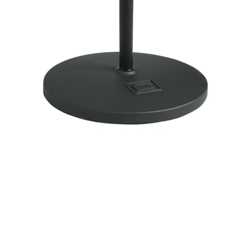 Gator Frameworks Microphone Stand with 12" Weighted Base and Deluxe Soft Grip Squeeze Height Adjustment, (GFW-MIC-1201) - style: 12" Weighted Base - Deluxe Height Adjust