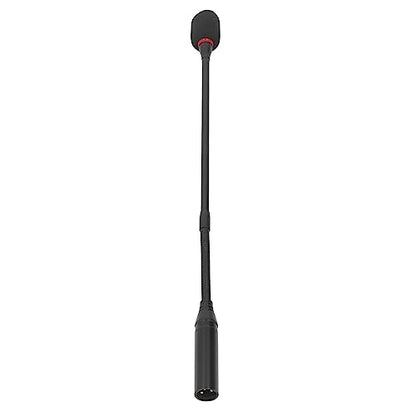 Gooseneck Microphone , Flexible 3 Pin High Plasticity Podium Microphones 16 . 5 Inch with Power Indicator for Meeting Rooms for Government Lecture Halls
