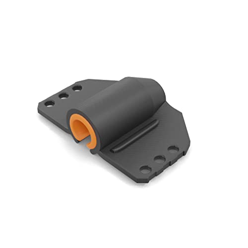 Isolate IT Lavalier Microphone Isolation Shield System with Sorbothane (Compatible With Sennheiser ME2, Black/Orange) - color: Black/Orange, size: Sennheiser ME2