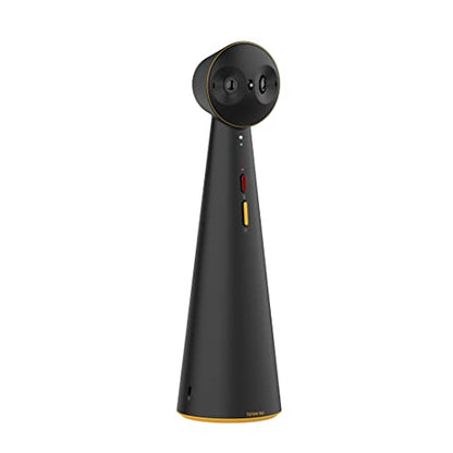 IPEVO Totem 180 4K Panoramic Video Conference Camera w/ 180° & 120° View, Premium Webcam, Full Room Coverage, AI Auto Framing, Noise Reduction Mics, Plug-and-Play USB-C, Remote Hybrid Learning