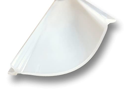 Beam Lighting Under Cabinet Light Cover Replacement | White Ribbed Acrylic Diffuser (for UC8, 18") - size: 18", style: for UC8