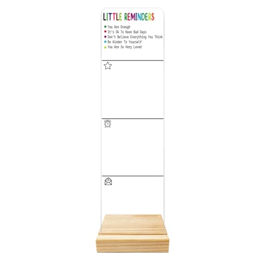 Monitor Memo Board Computer Monitor Memo Board Acrylic for Computer Monitors Laptop And Desktop With Removable Design Office Desk Accessories 12.6x 3.15 x 0.2 inches - style: Reminders