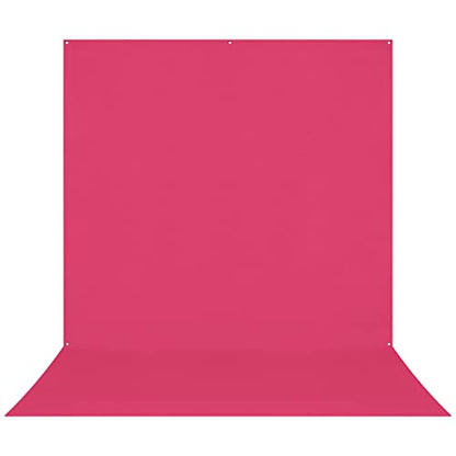 Westcott X-Drop Pro Wrinkle-Resistant 8' x 13' (2.44 x 3.96m) Sweep Backdrop for Full-Body Photos & Group Portraits, Video Interviews & Photo Booths - Portable and Travel Friendly (Dark Pink) - color: Dark Pink
