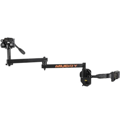 MUDDY Hunt Hard Compact Durable Aluminum Lightweight Ergonomic Portable Easy-to-Install Silent Outdoor Camera Arm | 24" Reach with Over 5 Points of Adjustment - style: Hunt Hard Arm