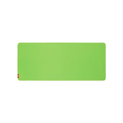 Pixio 2XLarge Green Screen Mouse Mat Chroma Key Durable Smooth Water-Resistant Polyester Surface Rubber Base Mouse Pad - for Gaming, Streaming, Filming, Content Creation with a Clear Background - size: 37L x 15.7W inches