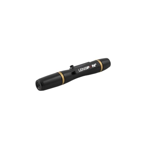 LensPen NLP-1, Black | Retractable Dust Removal Brush, Non-Liquid Cleaning Element, 12mm Round Cleaning Tip, 11cm Long