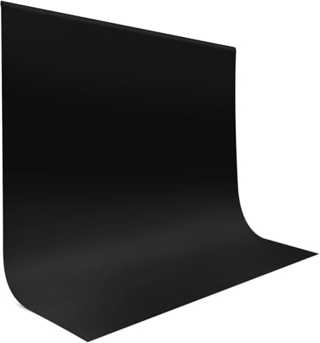 Black Backdrop 10 X 10 Ft, Solid Black Photo Backdrop, High Density Polyester Fabric Pure Black Backdrop Curtain Screen, Collapsible Seamless Black Background for Photoshoot Party Video Studio - color: black backdrop, size: 10x10ft
