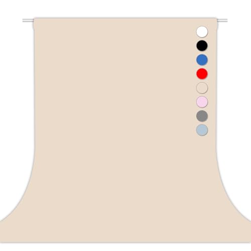 Beige Photography Backdrop Studio Photography Film & Television Portraiture Interview Programs Product Display Home Videos Parties Exhibition Halls Wedding Backdrops 5x7FT - color: Beige, size: 5x7FT