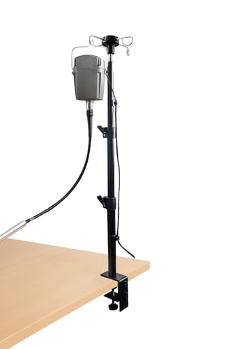 Wintopro Height Adjustable Flex Shaft Rotary Tool Hanger Stand with Table Clamp, Heavy Duty Motor Mount Compatible with Foredom, Dremel, Grobet Tools