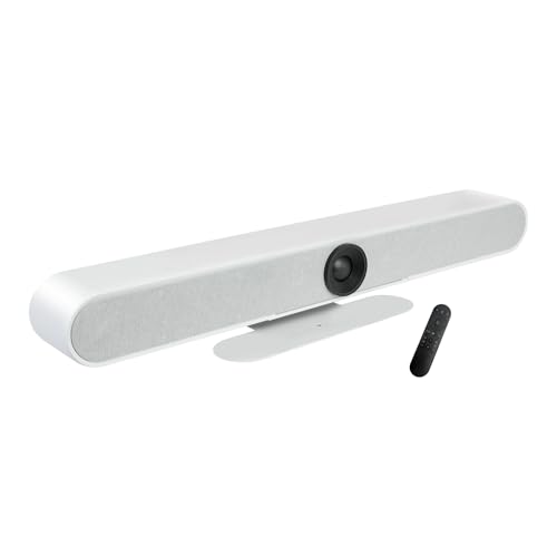 4K USB Video Conference System, 120°Wide Angle Camera, 6x Noise-reducing Mics, 2x 10W Hi-fi Speaker for Small & Medium Conference Rooms, Auto Framing & Tracking for PC Meetings, Microsoft Teams & Zoom
