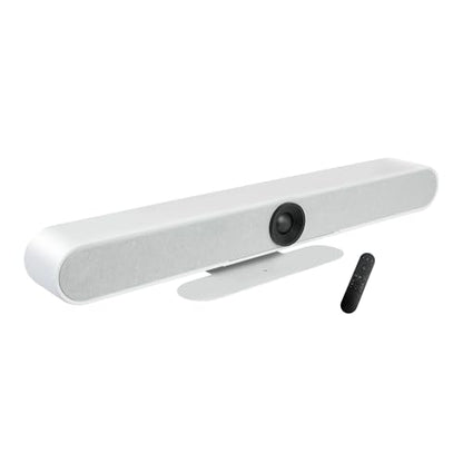 4K USB Video Conference System, 120°Wide Angle Camera, 6x Noise-reducing Mics, 2x 10W Hi-fi Speaker for Small & Medium Conference Rooms, Auto Framing & Tracking for PC Meetings, Microsoft Teams & Zoom