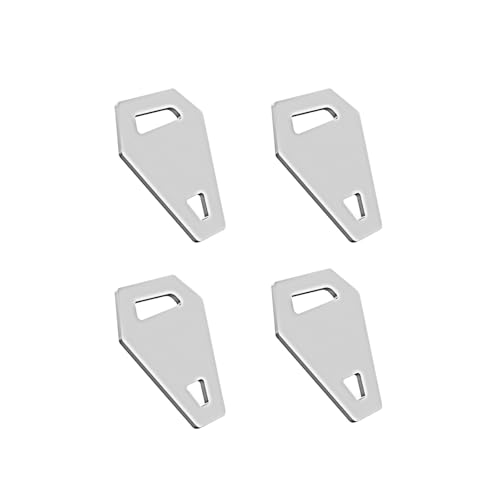4Pcs Camera Tool Precision Screwdriver Plate Ring Adapter for Quick Release Tripod Mounts (3/8" to 1/4" Reducer with D-Ring Rig Screws)