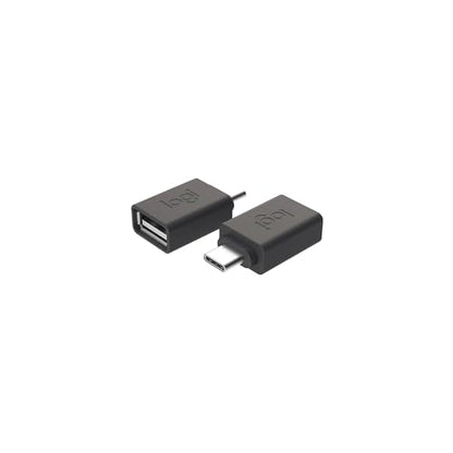 Logitech USB-C to USB-A Adapter - size: 1.1" x 0.7" x 0.4"