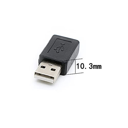3 Pack USB 2.0 A Male to USB B Mini 5 Pin Female Adapter Converter