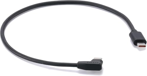 Tilta 100W Right Angle USB-C Power Cable (35cm) | High Power Charging for Cameras & Accessories