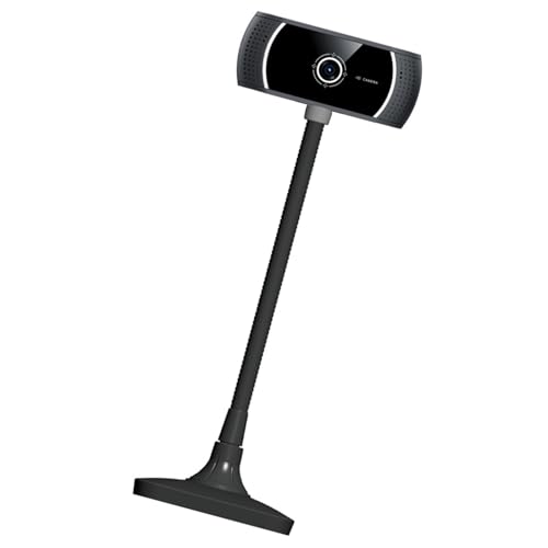 Streaming Webcam with Noise Canceling Microphone 30FPS 720P Lens for Remote Work Online Teaching Autofocus Streaming Webcam