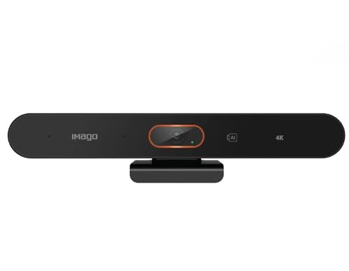 IMAGO UC100PRO Webcam with Speakers and Microphone - Echo Cancellation & Noise Reduction - 94° View for Meeting/Online Classes/Zoom/YouTube