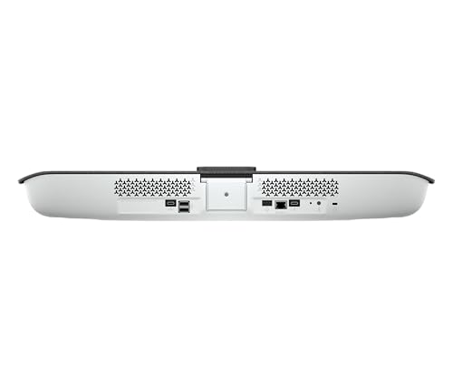 Poly Studio V12 – USB Video Bar for Small Rooms - 4K 20MP Camera, AI-Enhanced Audio, Noise Cancellation, Poly Lens Management - Microsoft Teams, Zoom & Google Meet Compatible - Thoughtfully Made