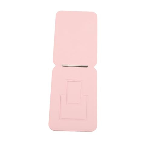Desktop Phone Stand with Magnetic PU Leather, Multi Angle Adjustment Foldable Desktop Phone Tripod Stand for Video Call, 200 Rotation Phone Stand (Pink) - color: Pink